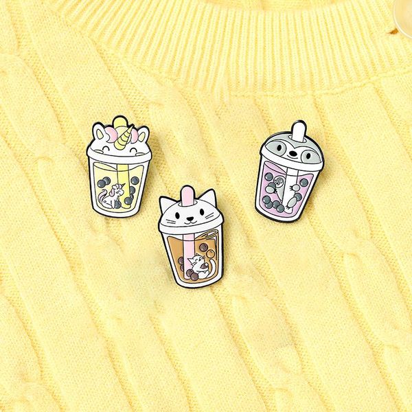 pins, brooches cute cat afternoon tea enamel pin sloth horse pearl fruity milk brooch clothes lapel badge cartoon jewelry gifts for kid, Gray
pins, brooches cute cat afternoon tea enamel pin sloth horse pearl fruity milk brooch clothes lapel badge cartoon jewelry gifts for kid, Gray