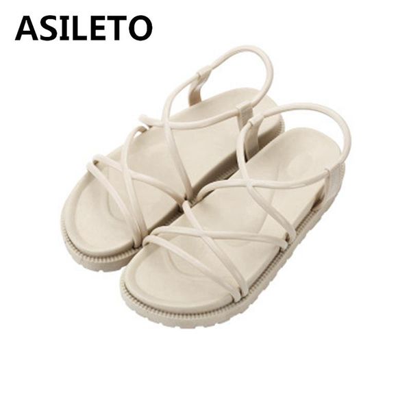 sandals asileto 2021 women open toe cross strap rome flat wild thick bottom beach casual all-match summer pink a3385, Black
sandals asileto 2021 women open toe cross strap rome flat wild thick bottom beach casual all-match summer pink a3385, Black