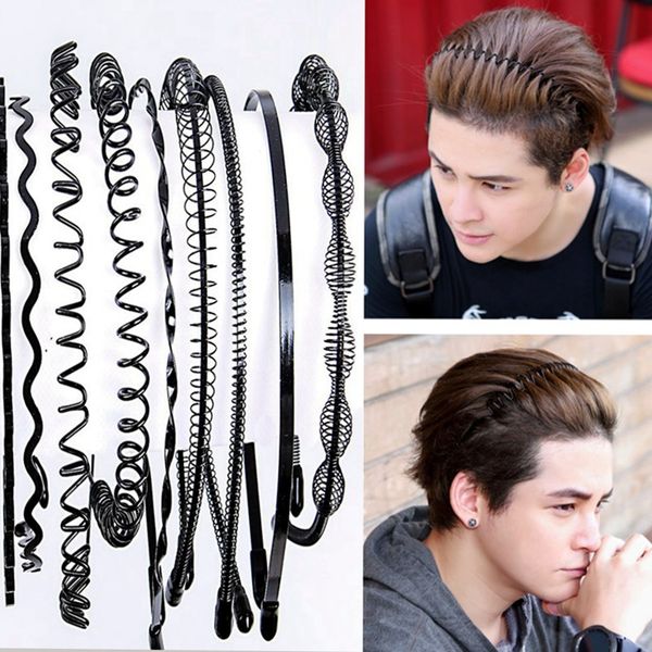 classic men's headband hairband back hairpin men's sports hairpin big back hairband women's wash face wave hairband, Golden;silver
classic men's headband hairband back hairpin men's sports hairpin big back hairband women's wash face wave hairband, Golden;silver