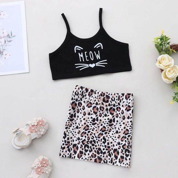 clothing sets baby girl clothes toddler kids girls summer leopard print skirt with sling suit kid, White
clothing sets baby girl clothes toddler kids girls summer leopard print skirt with sling suit kid, White