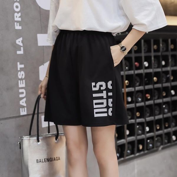 sportswear casual large size shorts 300 jin mm add fat korean loose wide leg pants women's summer, Black
sportswear casual large size shorts 300 jin mm add fat korean loose wide leg pants women's summer, Black