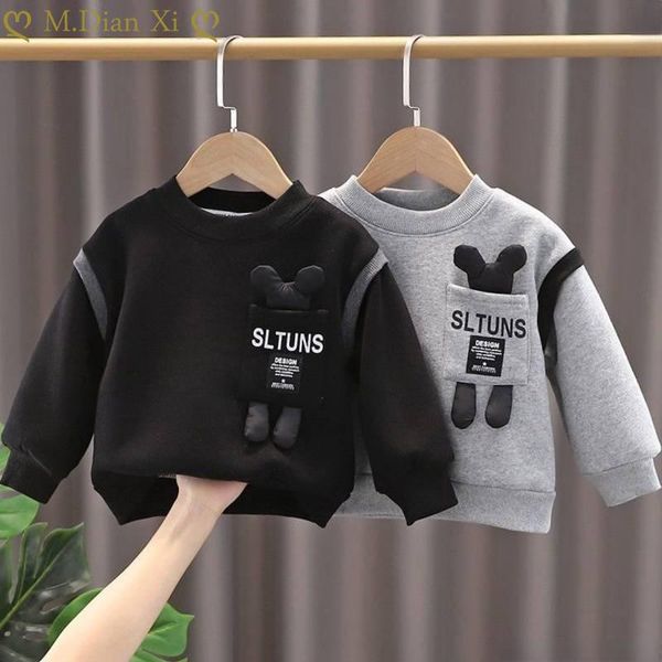 hoodies & sweatshirts 1-6y autumn/winter children's clothing girls boys cute cartoon sweaters baby kids children thicken warm pullover, Black
hoodies & sweatshirts 1-6y autumn/winter children's clothing girls boys cute cartoon sweaters baby kids children thicken warm pullover, Black
