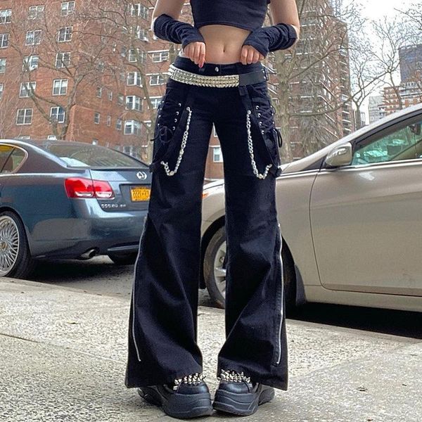 women's pants & capris women wide leg straight trousers ribbon chain bandage lace up baggy hipster female fall clothes grunge trendy st, Black;white
women's pants & capris women wide leg straight trousers ribbon chain bandage lace up baggy hipster female fall clothes grunge trendy st, Black;white
