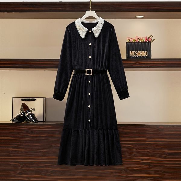vintage of white velvet cut ribbons feminine neck long sleeve stylish high waist festival dress femme plus size robe m7pg
vintage of white velvet cut ribbons feminine neck long sleeve stylish high waist festival dress femme plus size robe m7pg