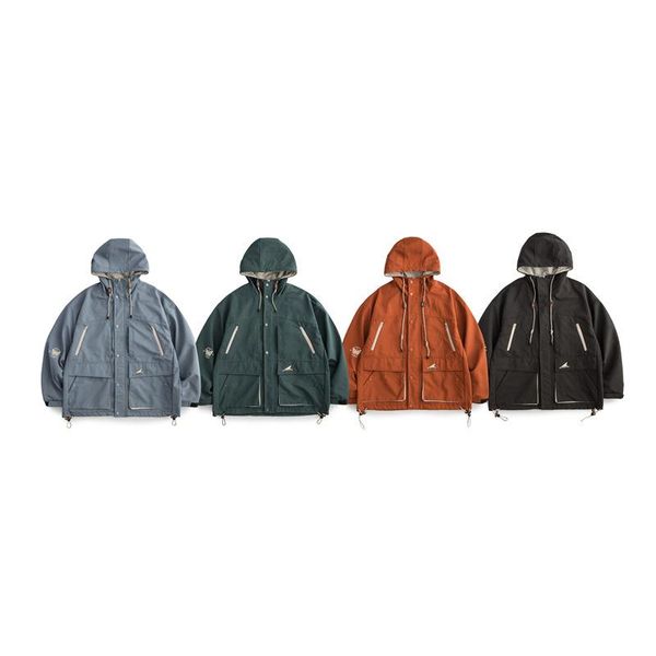men's jackets windproof drawstring 3d pockets blue orange green black oversize hooded windbreaker jacket for woman, Black;brown
men's jackets windproof drawstring 3d pockets blue orange green black oversize hooded windbreaker jacket for woman, Black;brown