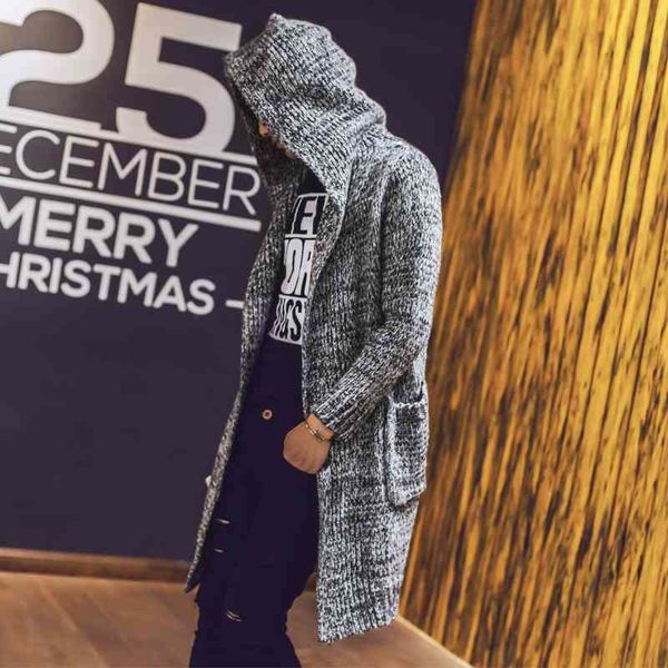 men's sweaters cardigan hooded fashion male long men solid size 2xl g9uh, White;black
men's sweaters cardigan hooded fashion male long men solid size 2xl g9uh, White;black