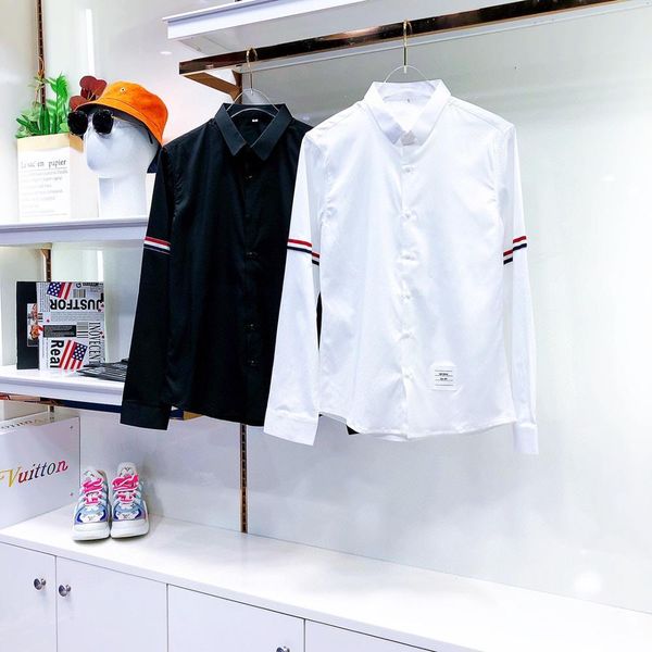 2021 new autumn brand designer man shirt long sleeve thin set button down casual men's beach clothes obz9, White;black
2021 new autumn brand designer man shirt long sleeve thin set button down casual men's beach clothes obz9, White;black