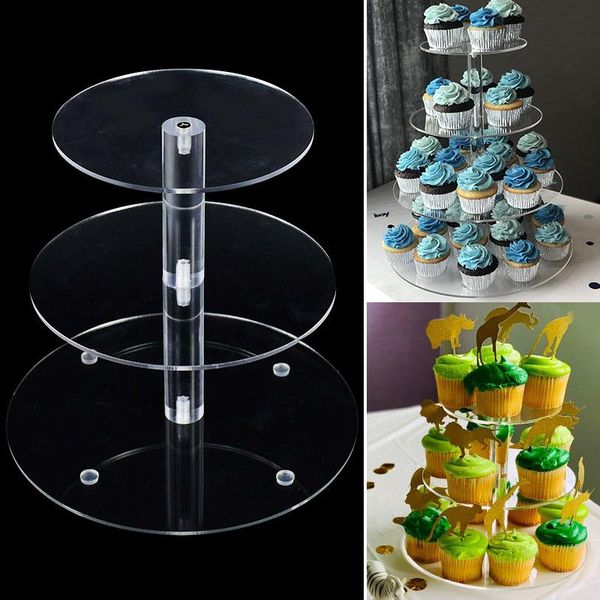 other bakeware 3 tier round transparent acrylic cupcake stand with base wedding party pastry cake tower for home supplies
other bakeware 3 tier round transparent acrylic cupcake stand with base wedding party pastry cake tower for home supplies