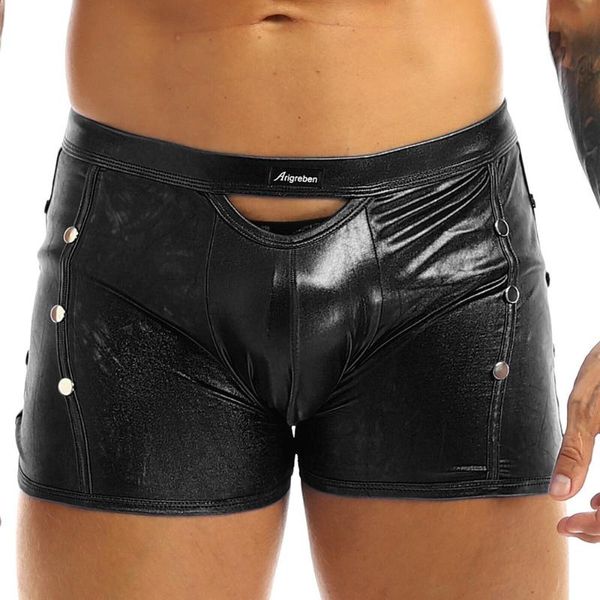 underpants latex mens patent faux leather underwear boxer briefs short thongs bikini bikin, Black;white
underpants latex mens patent faux leather underwear boxer briefs short thongs bikini bikin, Black;white
