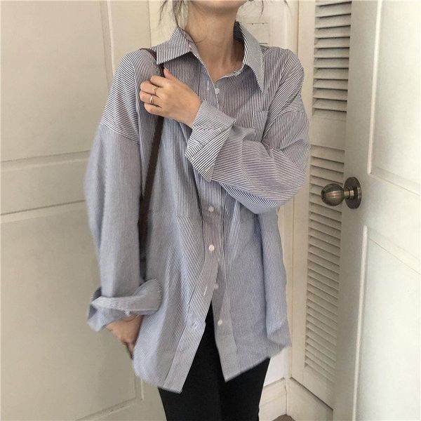 women's blouses & shirts hzirip all match long sleeve striped leisure loose stylish 2021 ol brief women casual geometric cardigans pock, White
women's blouses & shirts hzirip all match long sleeve striped leisure loose stylish 2021 ol brief women casual geometric cardigans pock, White