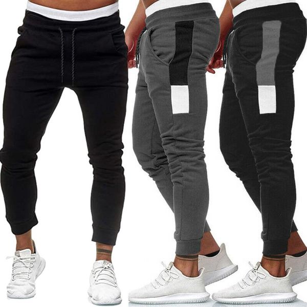 2021 new fashion men's track pants long trousers tracksuit fitness workout joggers sweatpants autumn spring selling pants, Black 
2021 new fashion men's track pants long trousers tracksuit fitness workout joggers sweatpants autumn spring selling pants, Black