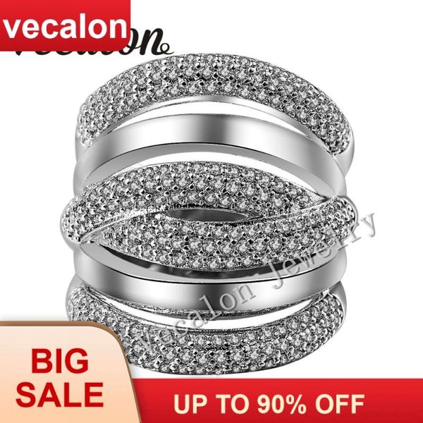 wedding rings vecalon 234pcs stone zircon cz cross engagement ring for women 14kt white gold filled female band, Slivery;golden
wedding rings vecalon 234pcs stone zircon cz cross engagement ring for women 14kt white gold filled female band, Slivery;golden
