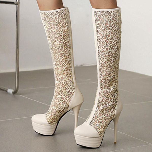 boots summer mesh knee high for women platform heels long shoes 2021 ladies black white lace party
boots summer mesh knee high for women platform heels long shoes 2021 ladies black white lace party