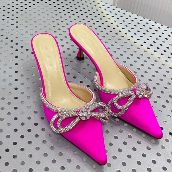 designers heeled baotou slippers womens sandals genuine leather dress shoes fashion bow crystal embellishments shoe sandal big size slipper, Black
designers heeled baotou slippers womens sandals genuine leather dress shoes fashion bow crystal embellishments shoe sandal big size slipper, Black