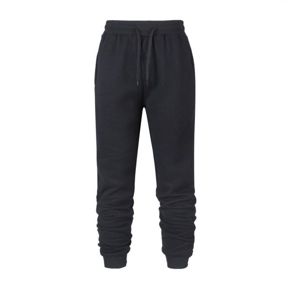 men's pants men jogger solid color drawstring plush thick warm sweatpants trousers, Black
men's pants men jogger solid color drawstring plush thick warm sweatpants trousers, Black
