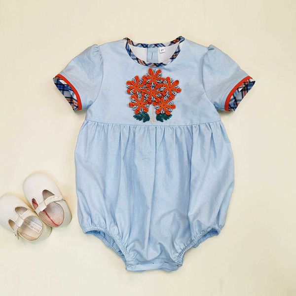 baby smocked rompers for girls summer children boutique clothing born smocking embroidery jumpsuit infant roupas 210615, Blue
baby smocked rompers for girls summer children boutique clothing born smocking embroidery jumpsuit infant roupas 210615, Blue