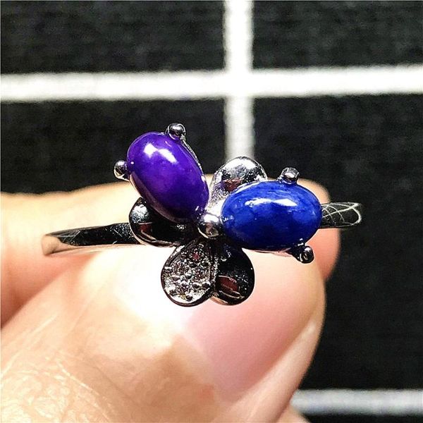 cluster rings 6mm real natural purple sugilite ring jewelry for woman anticancer stone crystal beads flower 925 silver adjustable, Golden;silver
cluster rings 6mm real natural purple sugilite ring jewelry for woman anticancer stone crystal beads flower 925 silver adjustable, Golden;silver