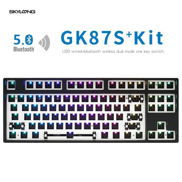 gk87x/xs bluetooth mechanical keyboard kit 87% 87rgb mechanical keyboard customized diy swap kit wired dual mode
gk87x/xs bluetooth mechanical keyboard kit 87% 87rgb mechanical keyboard customized diy swap kit wired dual mode