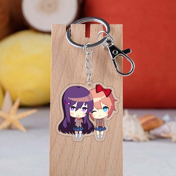 cartoon keychain anime doki literature figure sayori yuri acrylic bags pendents keyring, Silver
cartoon keychain anime doki literature figure sayori yuri acrylic bags pendents keyring, Silver