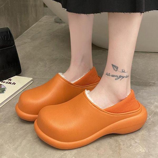 slippers rimocy fluffy short plush warm home women winter waterproof eva cotton padded shoes woman non slip platform slides 41, Black
slippers rimocy fluffy short plush warm home women winter waterproof eva cotton padded shoes woman non slip platform slides 41, Black