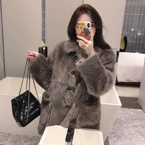 women's fur & faux autumn winter thick warm fake loose plush overcoat casual turn-down collar single-breasted coat women outerw, Black
women's fur & faux autumn winter thick warm fake loose plush overcoat casual turn-down collar single-breasted coat women outerw, Black
