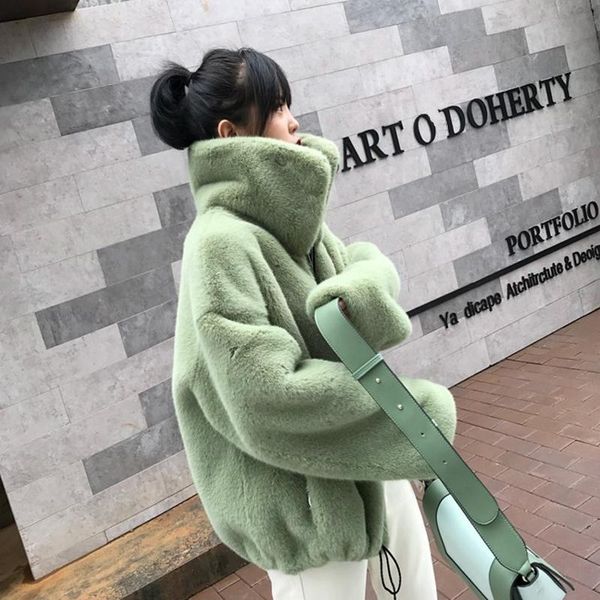 women's fur & faux women 2021 winter coat fluffy warm plush teddy jackets fashion female long sleeve fake overcoat ladies outwear s197, Black
women's fur & faux women 2021 winter coat fluffy warm plush teddy jackets fashion female long sleeve fake overcoat ladies outwear s197, Black
