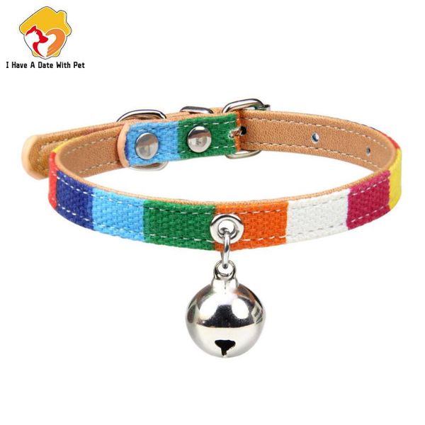 cat collars & leads xs/s/m colorful leather collar with bell padded puppy necklace pet for chihuahua neck strap kitten accessories
cat collars & leads xs/s/m colorful leather collar with bell padded puppy necklace pet for chihuahua neck strap kitten accessories