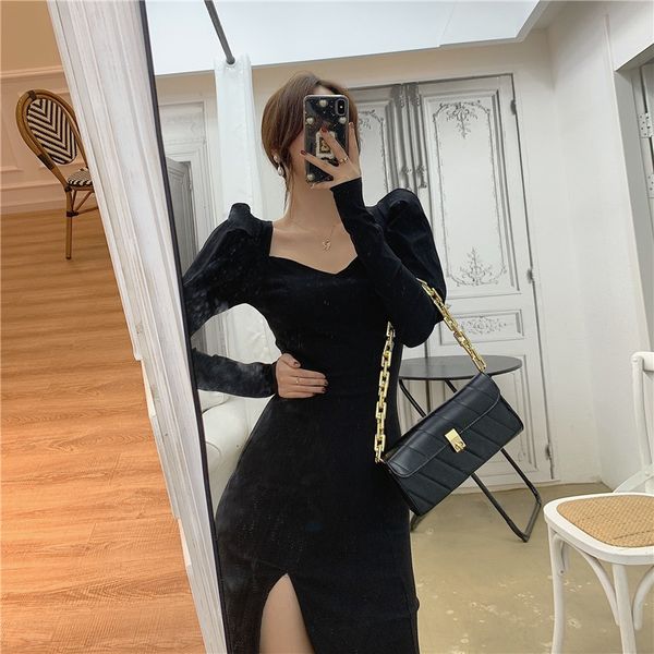 casual dresses cmaz official figure black dress french retro bubble long sleeve slim fit 6ep5, Black;gray
casual dresses cmaz official figure black dress french retro bubble long sleeve slim fit 6ep5, Black;gray