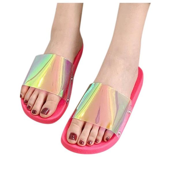 slippers 2021 fashion shiny women summer sandals pvc clear jelly shoes beach flip flops flat femme pantoufles sandalias, Black
slippers 2021 fashion shiny women summer sandals pvc clear jelly shoes beach flip flops flat femme pantoufles sandalias, Black