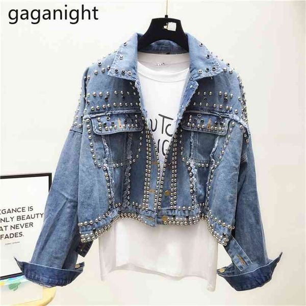 gagnight autumn women harajuku denim jacket coat heavy hand beaded rivet short black jeans student basic coats outfit 210601, Black;brown
gagnight autumn women harajuku denim jacket coat heavy hand beaded rivet short black jeans student basic coats outfit 210601, Black;brown