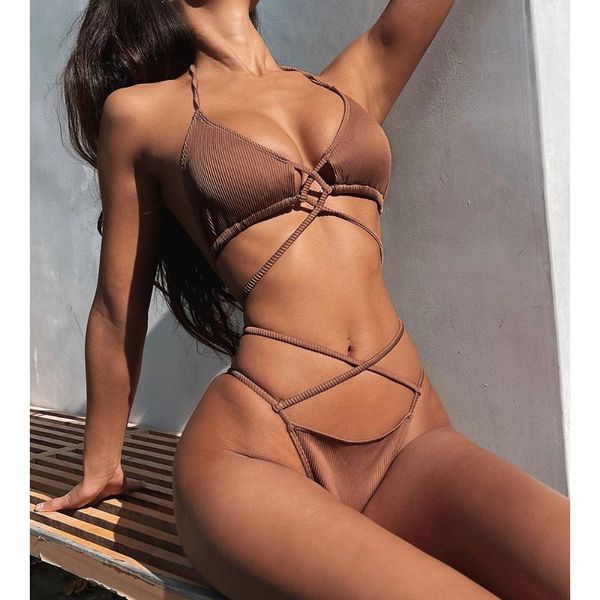 women's swimwear micro bikini 2021 set bandage women swimsuit female thong bathing suits beachwear biquini swimming, White;black
women's swimwear micro bikini 2021 set bandage women swimsuit female thong bathing suits beachwear biquini swimming, White;black