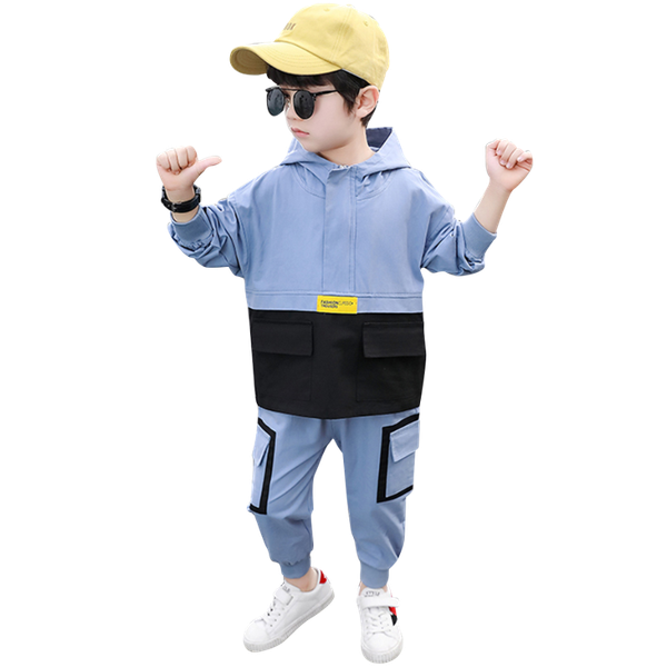 clothing sets children clothes patchwork for boys coat + cargo pants boy casual style children's tracksuits, White
clothing sets children clothes patchwork for boys coat + cargo pants boy casual style children's tracksuits, White