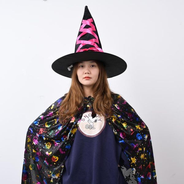 party hats witch masquerade ribbon wizard hat cosplay halloween costume birthday carnival witches top 
party hats witch masquerade ribbon wizard hat cosplay halloween costume birthday carnival witches top