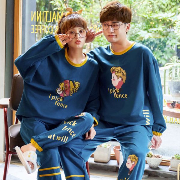 couples pajamas women winter cotton long sleeve fashion leisure large men's spring and autumn home suit, Black;red
couples pajamas women winter cotton long sleeve fashion leisure large men's spring and autumn home suit, Black;red