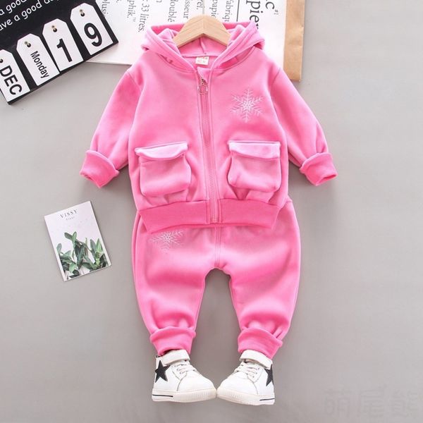 new clothing winter sweater thickened plus velvet hooded long-sleeved suit children's baby clothes, White
new clothing winter sweater thickened plus velvet hooded long-sleeved suit children's baby clothes, White
