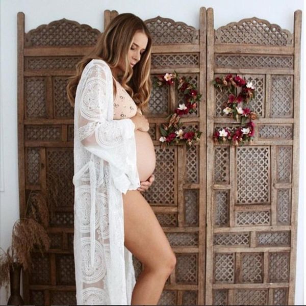 maternity dresses pography props hollow lace po cardigan summer pregnant women dress, White
maternity dresses pography props hollow lace po cardigan summer pregnant women dress, White