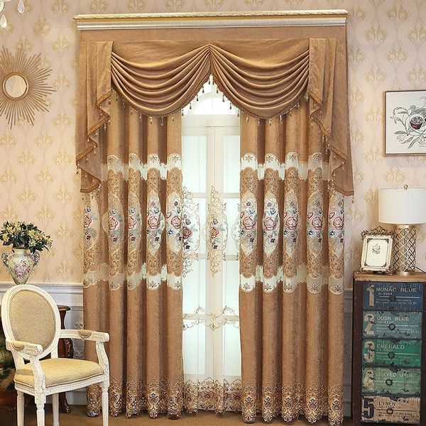 curtain & drapes european-style luxury chenille curtains hollow water-soluble embroidery is suitable for villa living room bedroom tulle
curtain & drapes european-style luxury chenille curtains hollow water-soluble embroidery is suitable for villa living room bedroom tulle