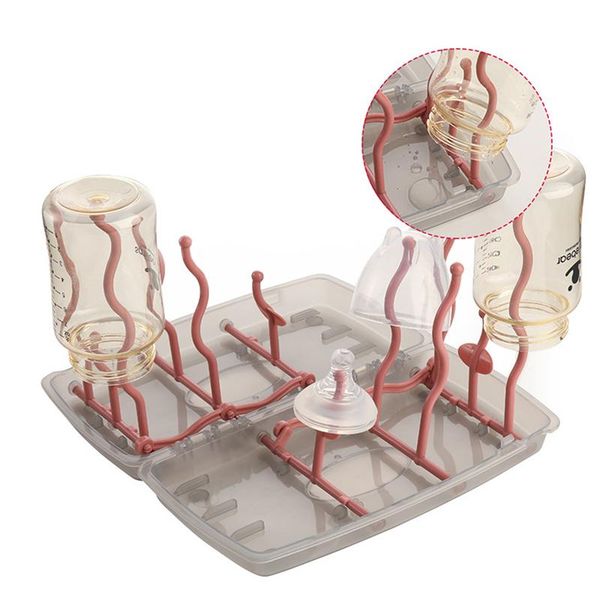 hooks & rails drying rack tree storage nipple shelf baby pacifier feeding cup holder bottle cleaning dryer drainer double sided portable
hooks & rails drying rack tree storage nipple shelf baby pacifier feeding cup holder bottle cleaning dryer drainer double sided portable