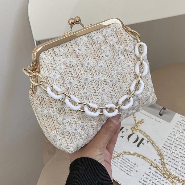 evening bags summer straw woven shell bag flower embroidery women's 2021 shoulder crossbody women vacation travel
evening bags summer straw woven shell bag flower embroidery women's 2021 shoulder crossbody women vacation travel