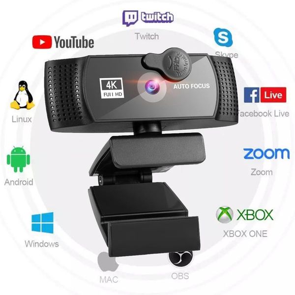 webcam 4k 2k 1080p web camera for computer pc web cam with mic wide angle hd camara para pc for webcam
webcam 4k 2k 1080p web camera for computer pc web cam with mic wide angle hd camara para pc for webcam