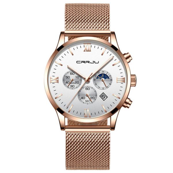 7a+fashion crrju mens quartz watches simple casual dress stainless steel 30m daily waterproof date relogio wristwatches swiss, Slivery;brown
7a+fashion crrju mens quartz watches simple casual dress stainless steel 30m daily waterproof date relogio wristwatches swiss, Slivery;brown