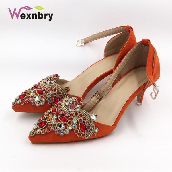 dress shoes wexnbry brand fashion gold crystal with thin heel women spring rhinestone luxurious lady pumps female pearl, Black
dress shoes wexnbry brand fashion gold crystal with thin heel women spring rhinestone luxurious lady pumps female pearl, Black