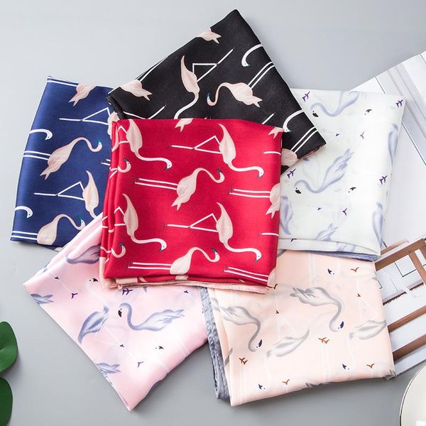 Cute Handkerchief Silk Satin Hijab Scarf For Women Animal Print Headband Neck Scarfs For Ladies 70*70cm Bandana Head Bag Scarves, Blue;gray
Cute Handkerchief Silk Satin Hijab Scarf For Women Animal Print Headband Neck Scarfs For Ladies 70*70cm Bandana Head Bag Scarves, Blue;gray