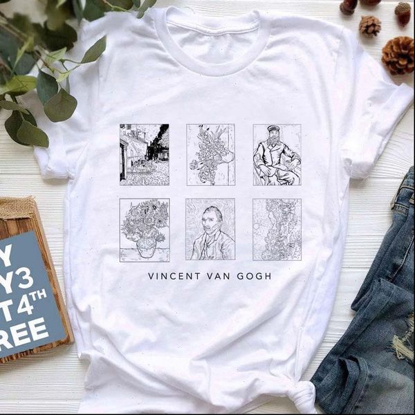 van gogh printing t shirts women harajuku funny white drawing short sleeved t shirt large size loose o neck female tee
van gogh printing t shirts women harajuku funny white drawing short sleeved t shirt large size loose o neck female tee