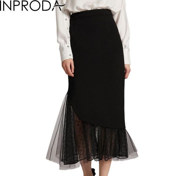 skirts inproda women skirt irregular mesh stitching maxi fishtail split high waist fashion all match long black
skirts inproda women skirt irregular mesh stitching maxi fishtail split high waist fashion all match long black