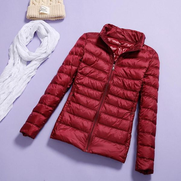 women's jackets winter jacket coat ultra thin coats spring autumn casual plus size zipper basic female slim duck down warm, Black;brown
women's jackets winter jacket coat ultra thin coats spring autumn casual plus size zipper basic female slim duck down warm, Black;brown