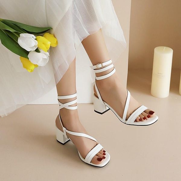 sandals summer open toe gladiator women 2021 pu leather ankle strap concise block high heels slingback female shoes, Black
sandals summer open toe gladiator women 2021 pu leather ankle strap concise block high heels slingback female shoes, Black