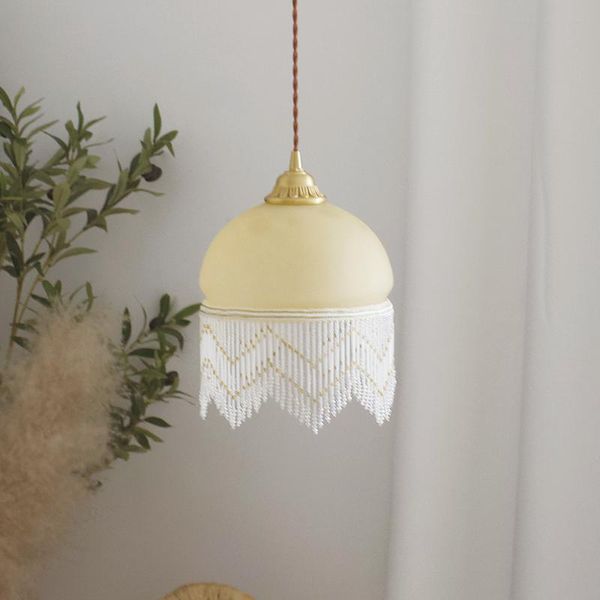 pendant lamps xianfan tassels yellow glass lampshade ceiling channdelier for bedroom living room vintage night light retro europe lighting
pendant lamps xianfan tassels yellow glass lampshade ceiling channdelier for bedroom living room vintage night light retro europe lighting