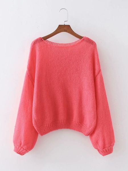 women's sweaters 2021 autumn fashion o-neck drop-shoulder sleeve loose knit sweater women, White;black
women's sweaters 2021 autumn fashion o-neck drop-shoulder sleeve loose knit sweater women, White;black