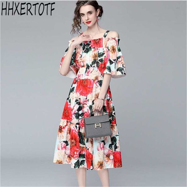 summer fashion runway boho dres slash neck spaghetti strap elastic waist floral print elegant 210531, Black;gray
summer fashion runway boho dres slash neck spaghetti strap elastic waist floral print elegant 210531, Black;gray